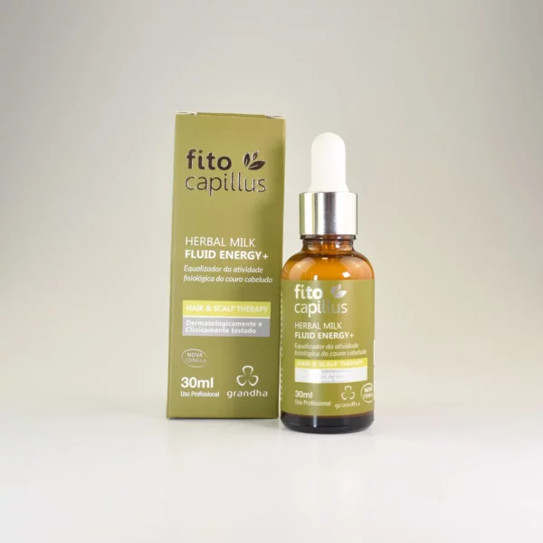 Herbal Milk Fluid Energy tónico reparador del cuero cabelludo