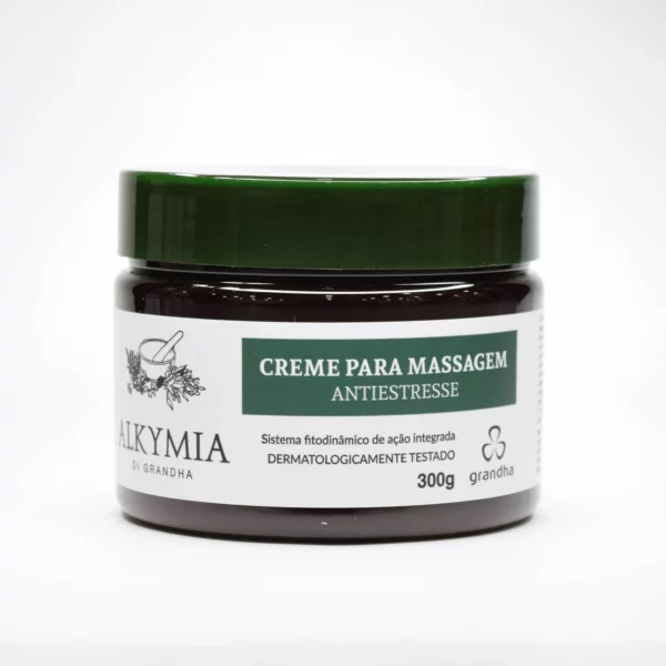 Crema de Masaje Antiestrés de Alkymia di Grandha ha sido desarrollada para prevenir los efectos y molestias del estrés