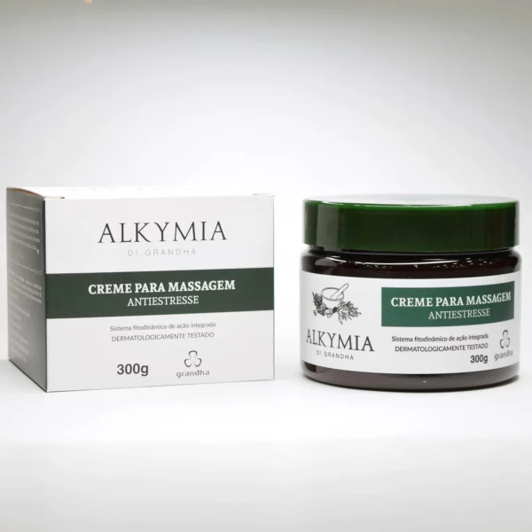Crema de Masaje Antiestrés de Alkymia di Grandha ha sido desarrollada para prevenir los efectos y molestias del estrés