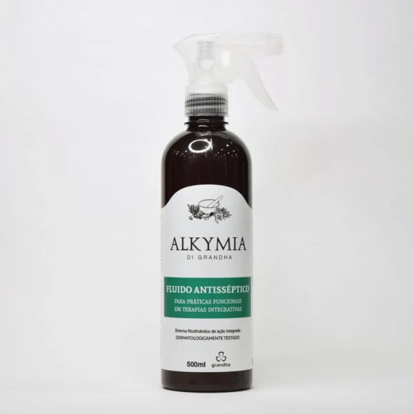 El líquido Antiséptico Alkymia di Grandha ha sido especialmente desarrollado para promover la simbiosis y protección de la piel