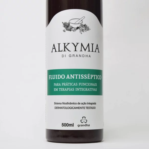 El líquido Antiséptico Alkymia di Grandha ha sido especialmente desarrollado para promover la simbiosis y protección de la piel
